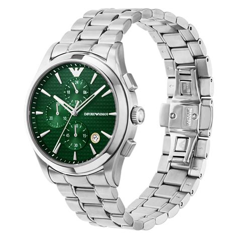 armani green watch.